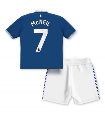 Everton Dwight McNeil #7 Replica Home Stadium Kit for Kids 2023-24 Short Sleeve (+ pants)